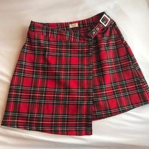 Brandy Melville Plaid Mini Skirt